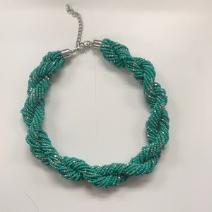 Aqua color necklace